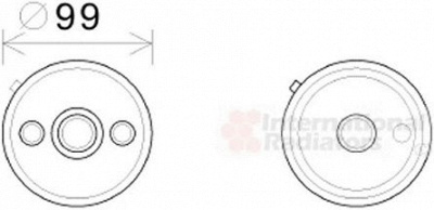 VAN WEZEL 58003358 -  Масляный радиатор, автоматическая коробка передач